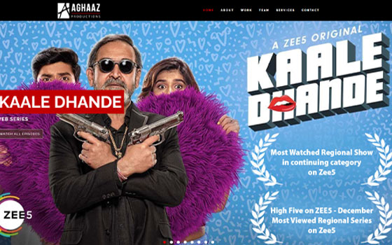 <span>Website</span> Aghaaz Productions